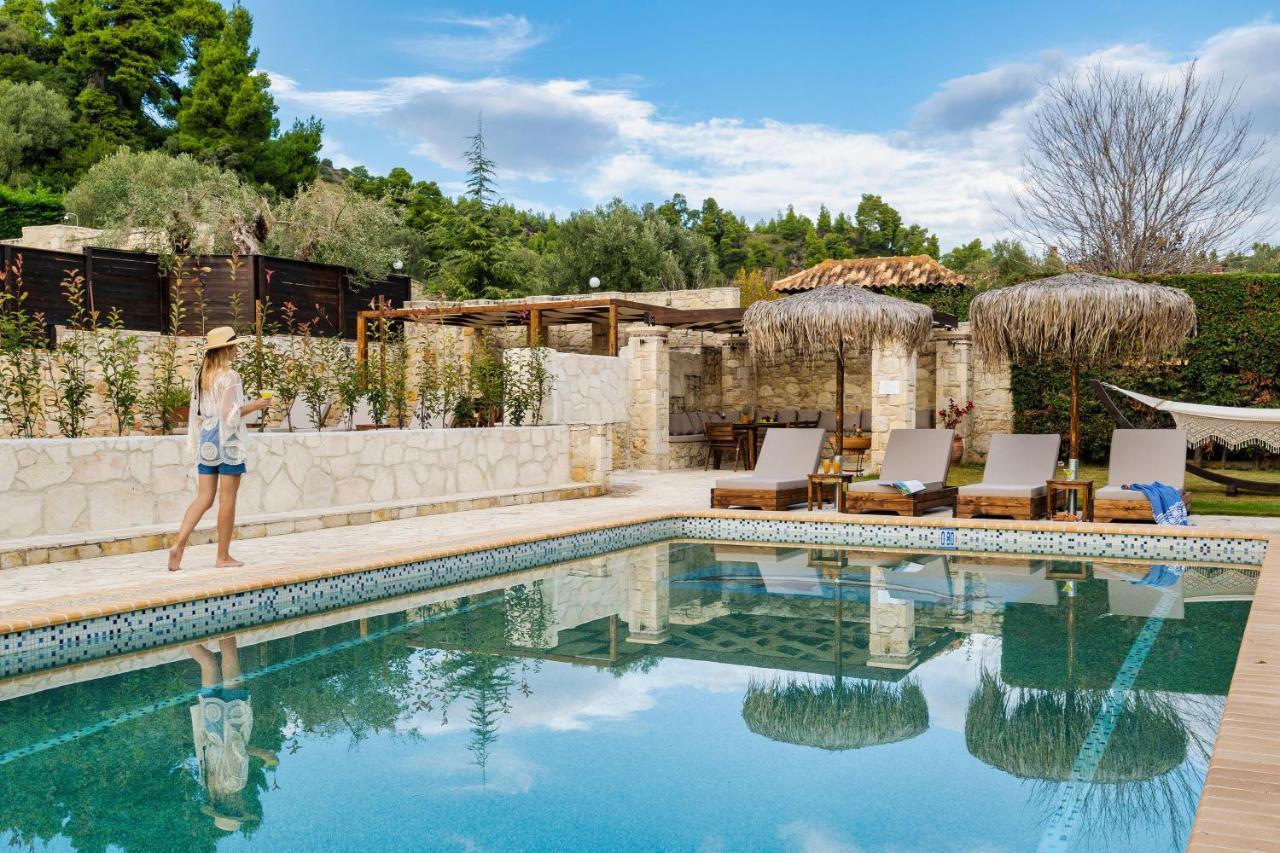 Palmrise Luxury Villas By Travel Pro Services - Nea Skioni Halkidiki Exterior photo